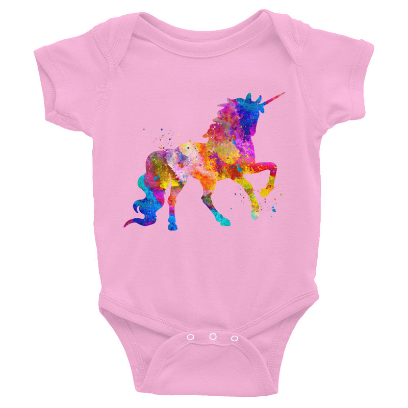 Watercolor Unicorn Infant Bodysuit - Zuzi's