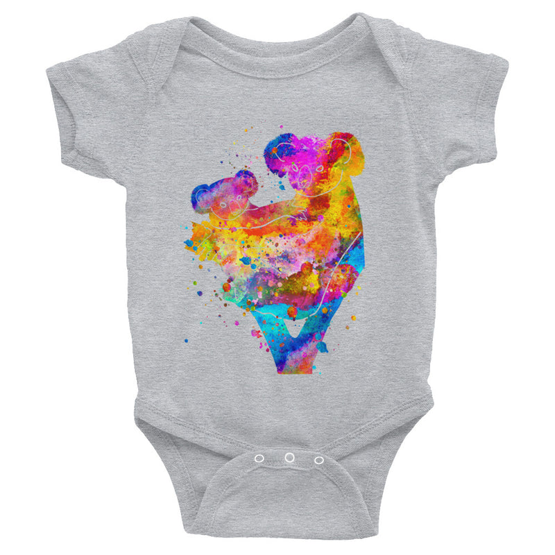 Watercolor Koala Infant Bodysuit - Zuzi's