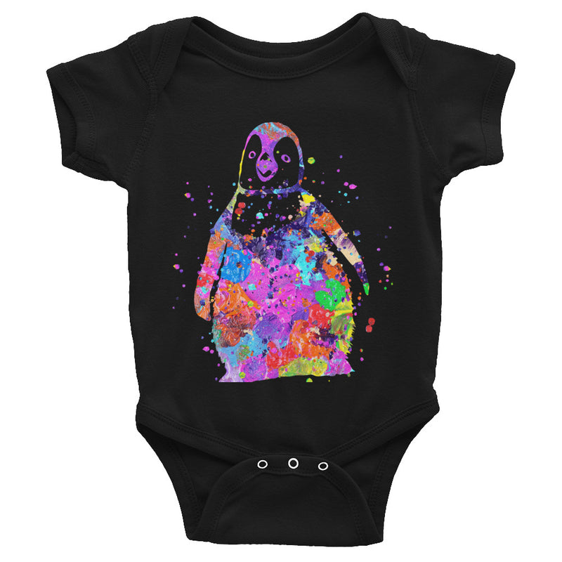 Watercolor Penguin Infant Bodysuit - Zuzi's