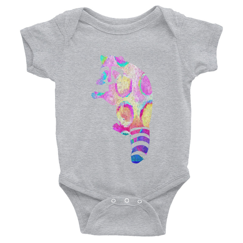 Watercolor Raccoon Infant Bodysuit - Zuzi's