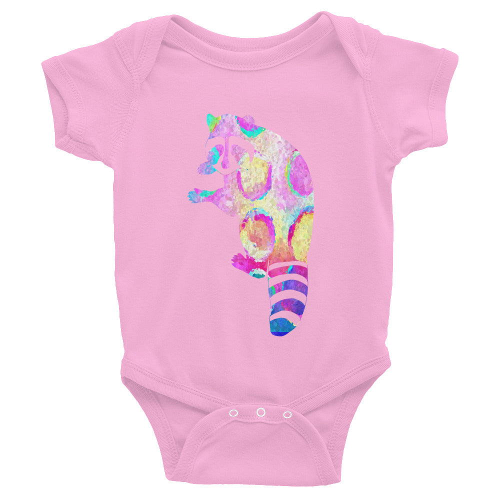Watercolor Raccoon Infant Bodysuit - Zuzi's