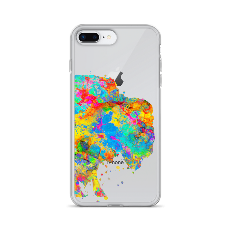 Watercolor Buffalo Clear iPhone Case - Zuzi's