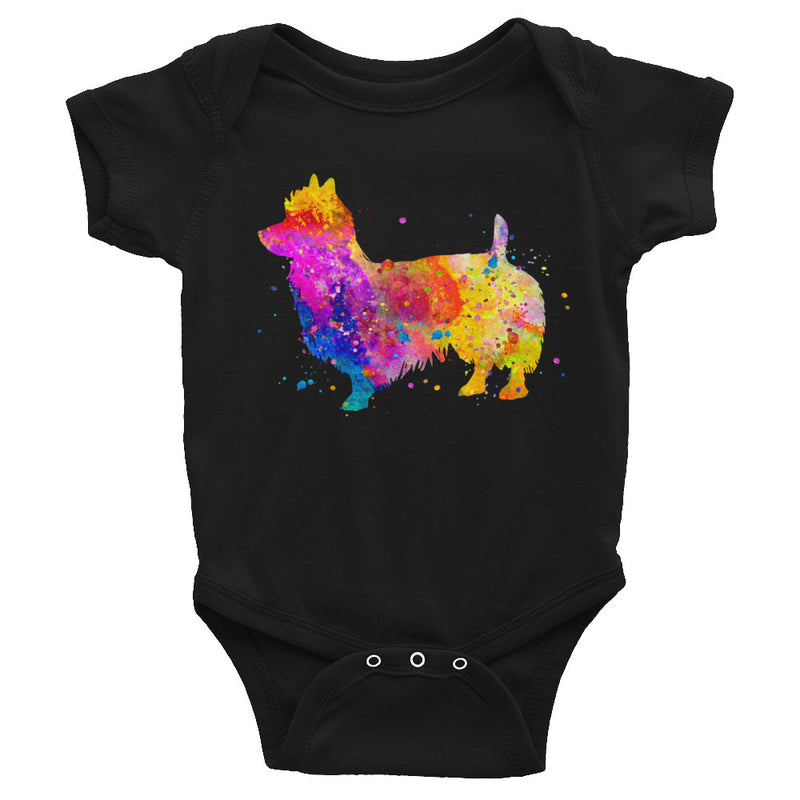 Watercolor Australian Terrier Infant Bodysuit - Zuzi's