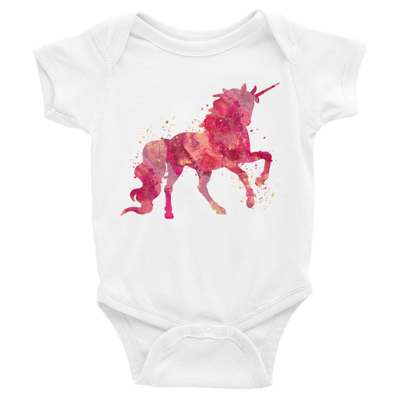 Watercolor Unicorn Infant Bodysuit - Zuzi's