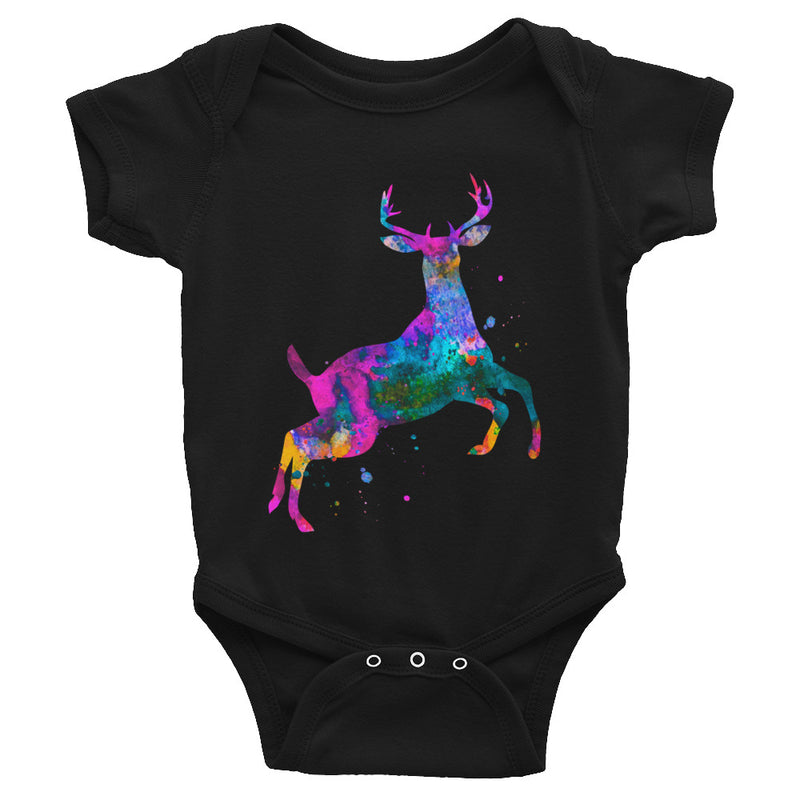 Watercolor Deer Infant Bodysuit - Zuzi's