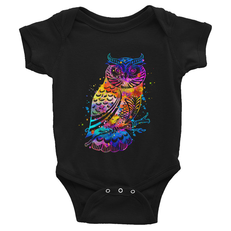 Watercolor Owl Infant Bodysuit - Zuzi's