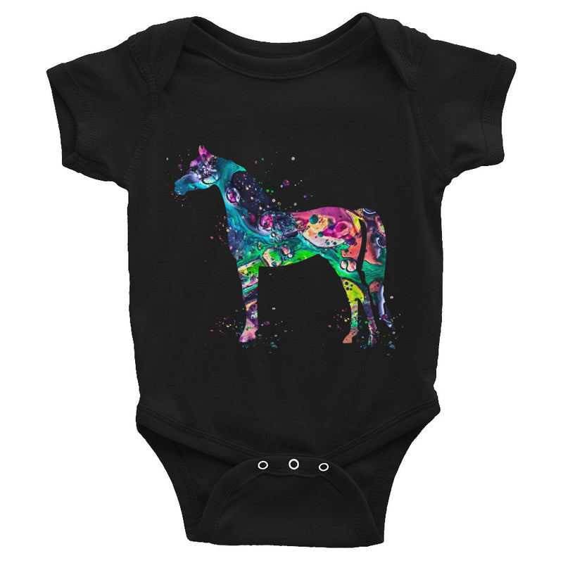 Watercolor Horse Infant Bodysuit - Zuzi's