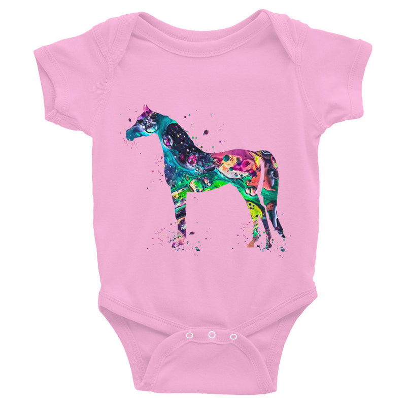 Watercolor Horse Infant Bodysuit - Zuzi's