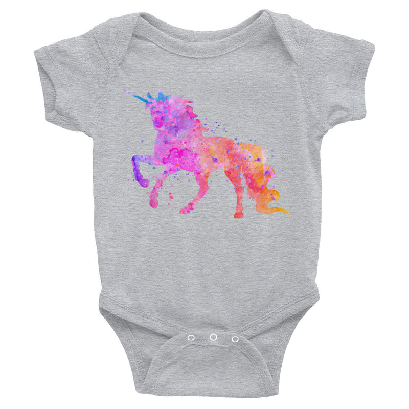 Watercolor Unicorn Infant Bodysuit - Zuzi's