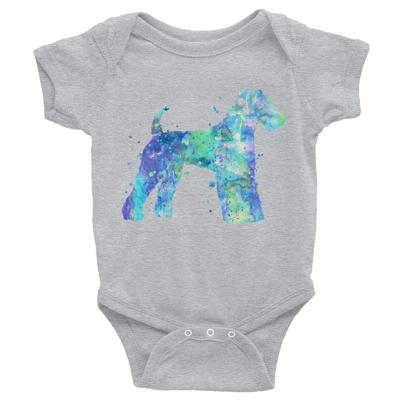 Watercolor Airedale Terrier Infant Bodysuit - Zuzi's