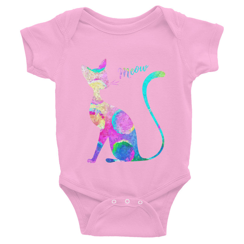 Watercolor Cat Infant Bodysuit - Zuzi's
