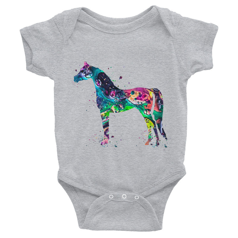 Watercolor Horse Infant Bodysuit - Zuzi's