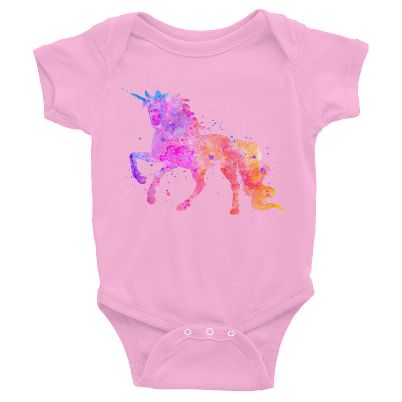 Watercolor Unicorn Infant Bodysuit - Zuzi's