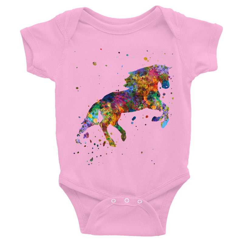 Watercolor Horse Infant Bodysuit - Zuzi's