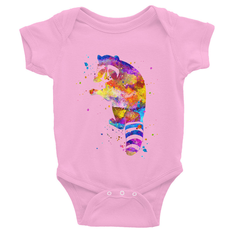 Watercolor Raccoon Infant Bodysuit - Zuzi's