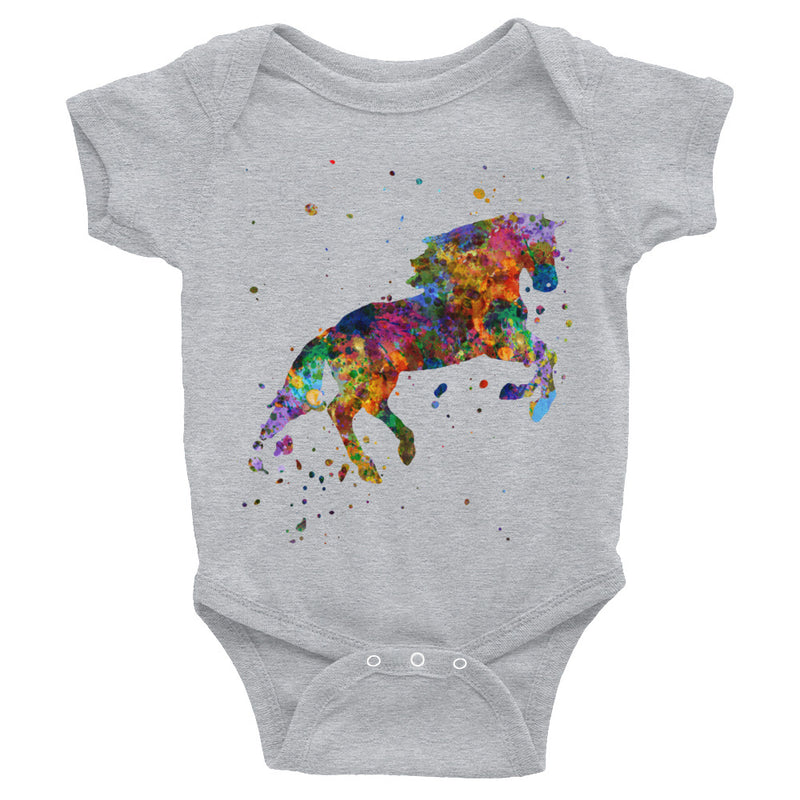 Watercolor Horse Infant Bodysuit - Zuzi's