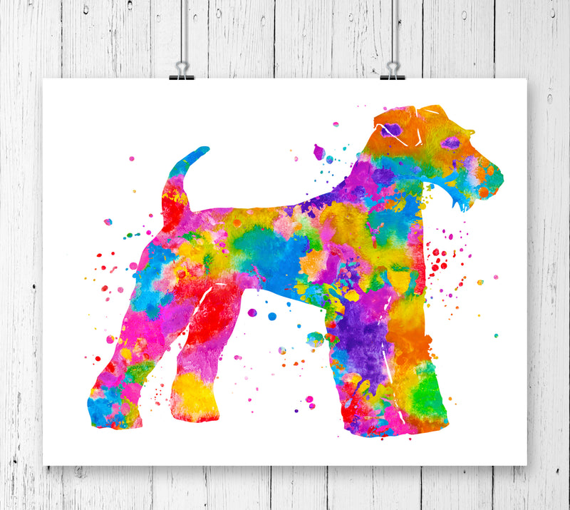 Airedale Terrier Art Print - Unframed - Zuzi's