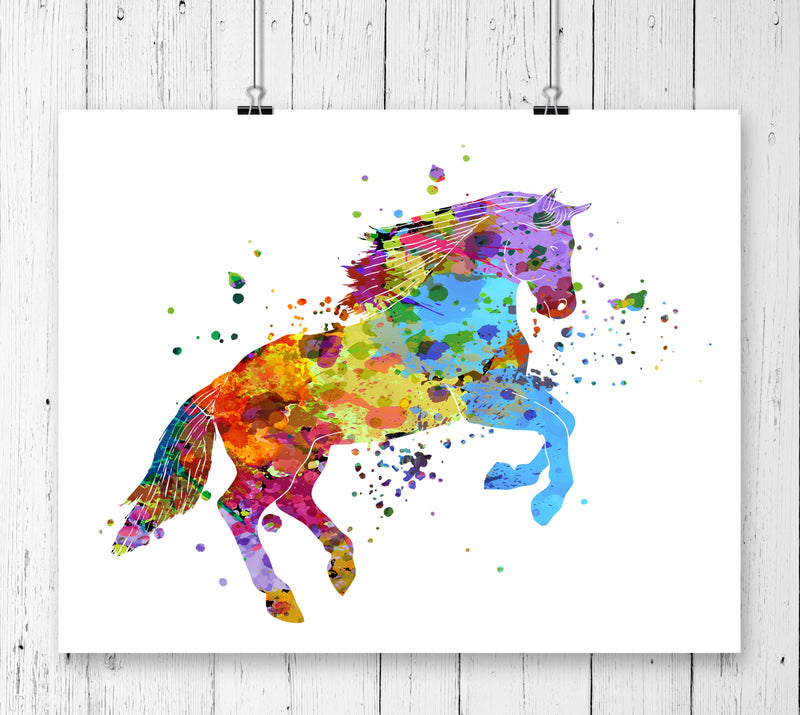 Horse Watercolor Art Print - Unframed - Zuzi's