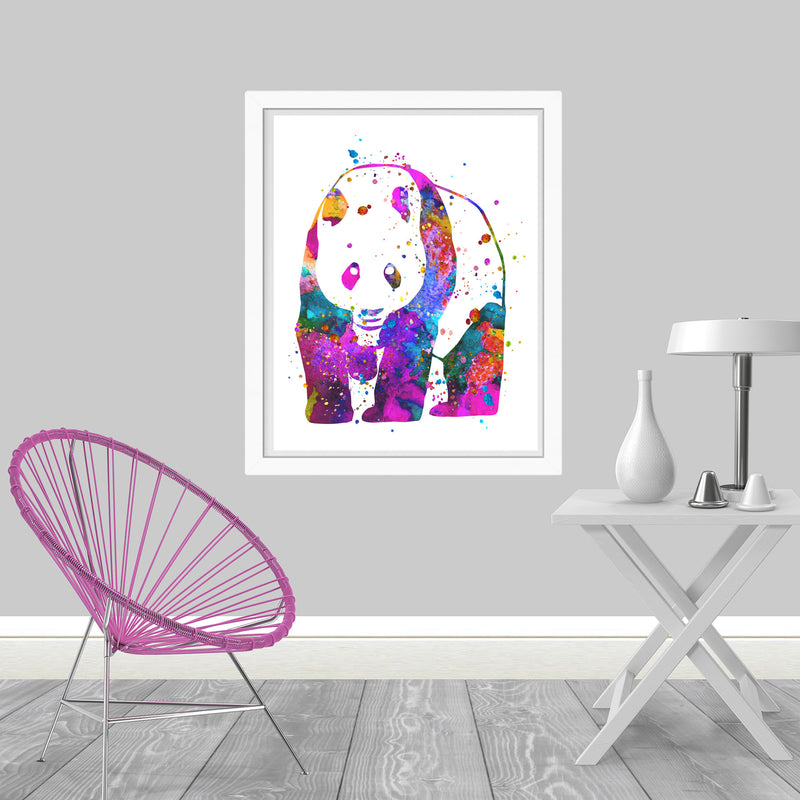 Panda Watercolor Art Print - Unframed - Zuzi's