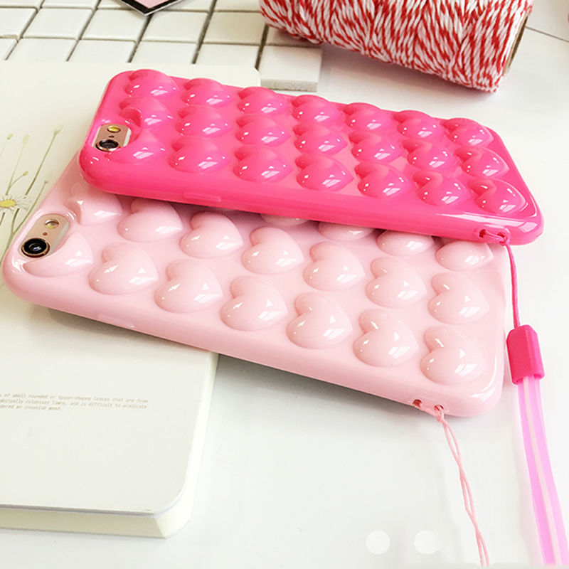 Heart Jelly Candy iPhone Case with Lanyard - Zuzi's