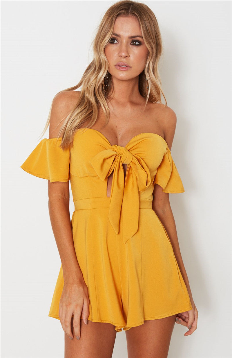 Padded Playsuit Jumpsuit Rompers - Zuzi's