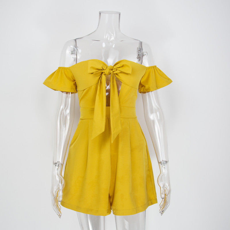 Padded Playsuit Jumpsuit Rompers - Zuzi's
