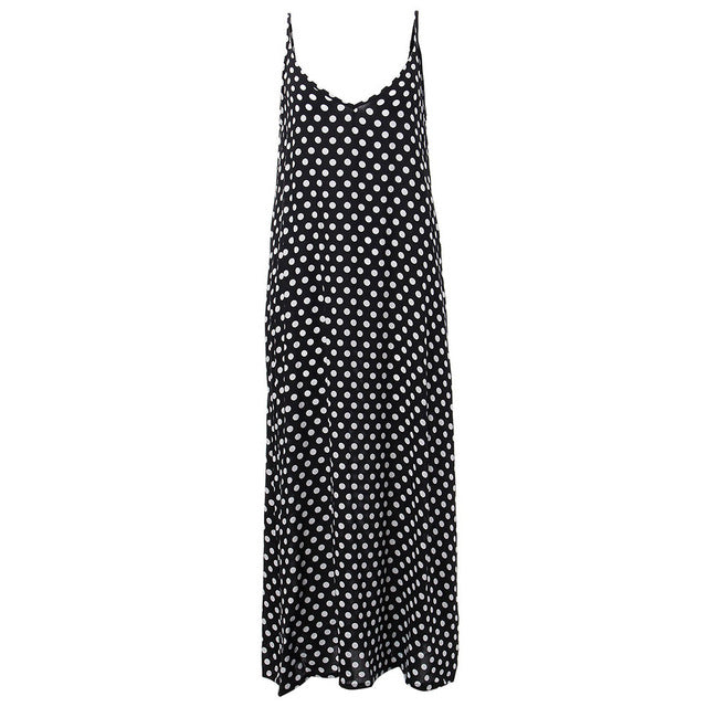 Polka Dot  Maxi Dress - Zuzi's