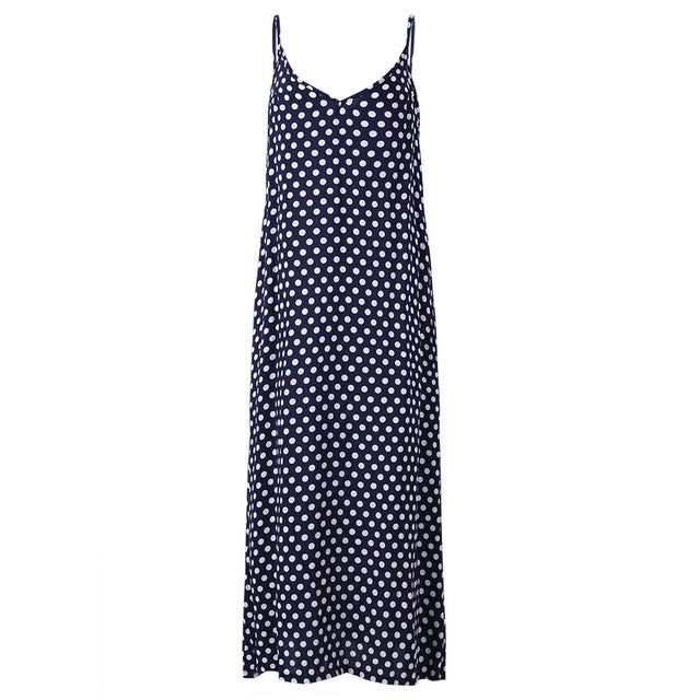 Polka Dot  Maxi Dress - Zuzi's