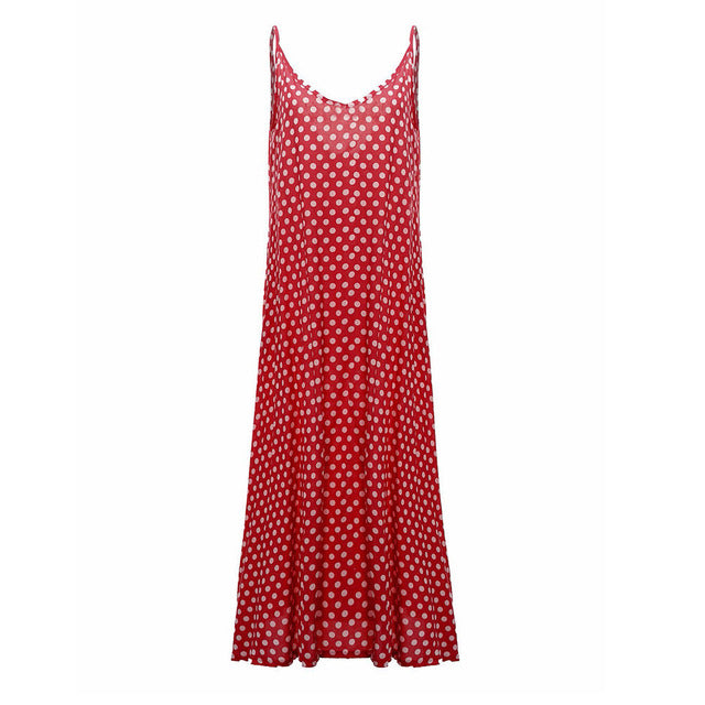 Polka Dot  Maxi Dress - Zuzi's