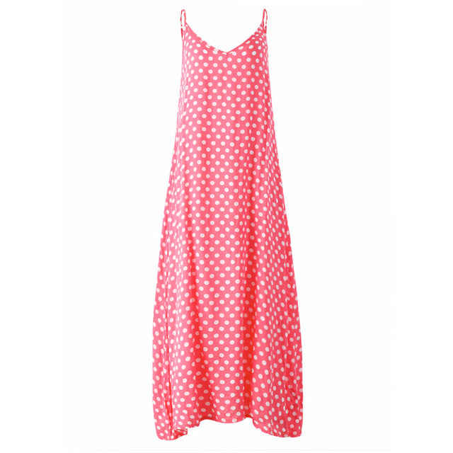 Polka Dot  Maxi Dress - Zuzi's