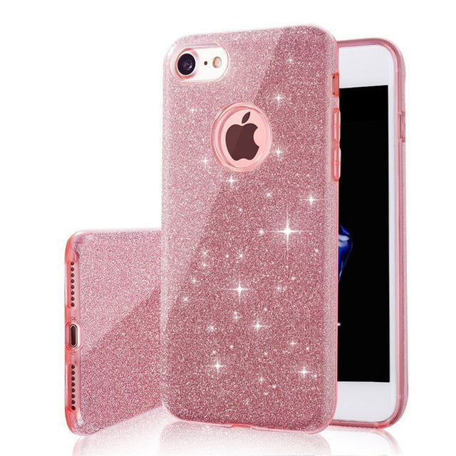 Multiple Colors Gradient Glitter  iPhone Case - Zuzi's