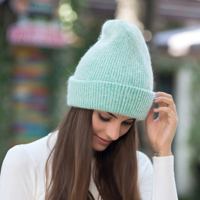 Winter Hat Beanies Rabbit Wool Fur Multiple Colors - Zuzi's