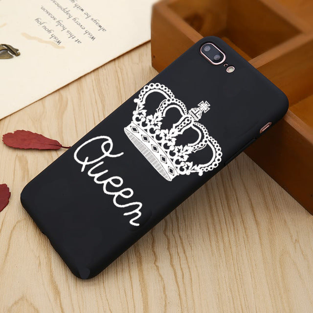 King  Queen Matte Ultra Thin Soft iPhone Case - Zuzi's