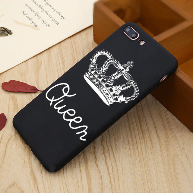 King  Queen Matte Ultra Thin Soft iPhone Case - Zuzi's