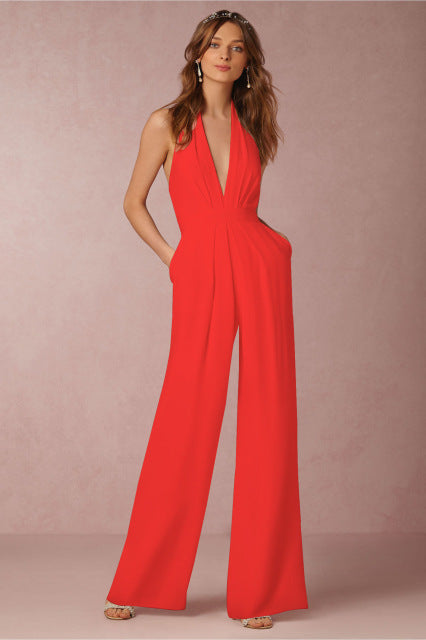 Backless Jumpsuits Romper - Zuzi's