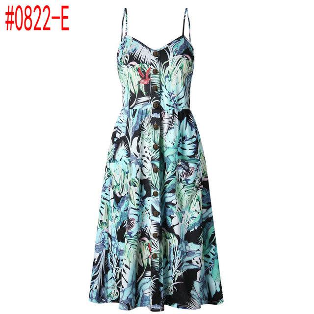Bohemian Floral Dress Multiple Designs - Zuzi's