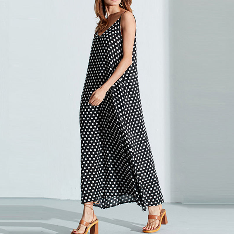 Polka Dot  Maxi Dress - Zuzi's