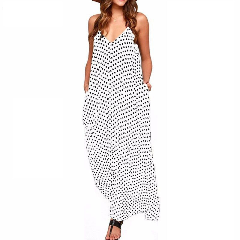 Polka Dot  Maxi Dress - Zuzi's