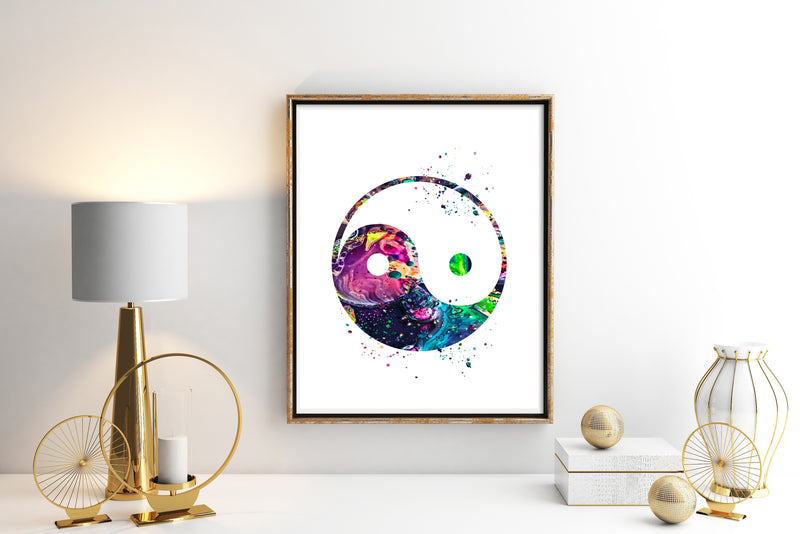 Yin Yang  Art Print - Unframed - Zuzi's