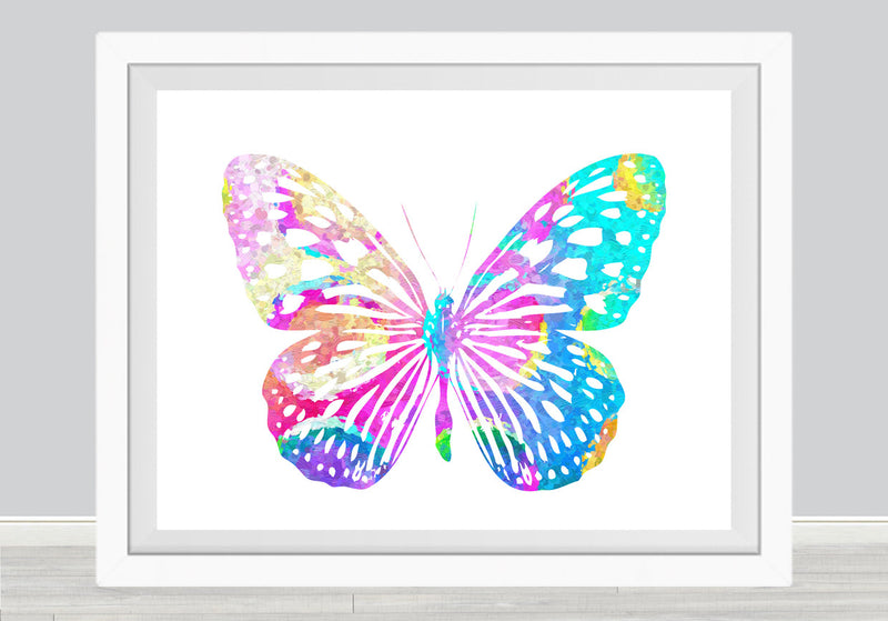 Butterfly Watercolor Art Print - Unframed - Zuzi's