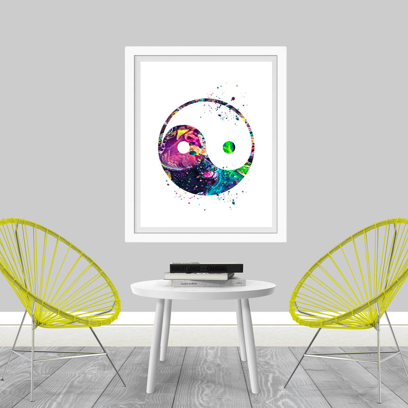 Yin Yang  Art Print - Unframed - Zuzi's